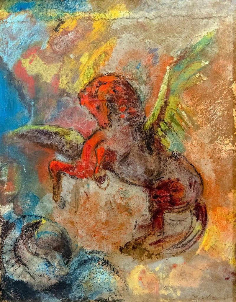 Pégase et l'Hydre - Odilon Redon
