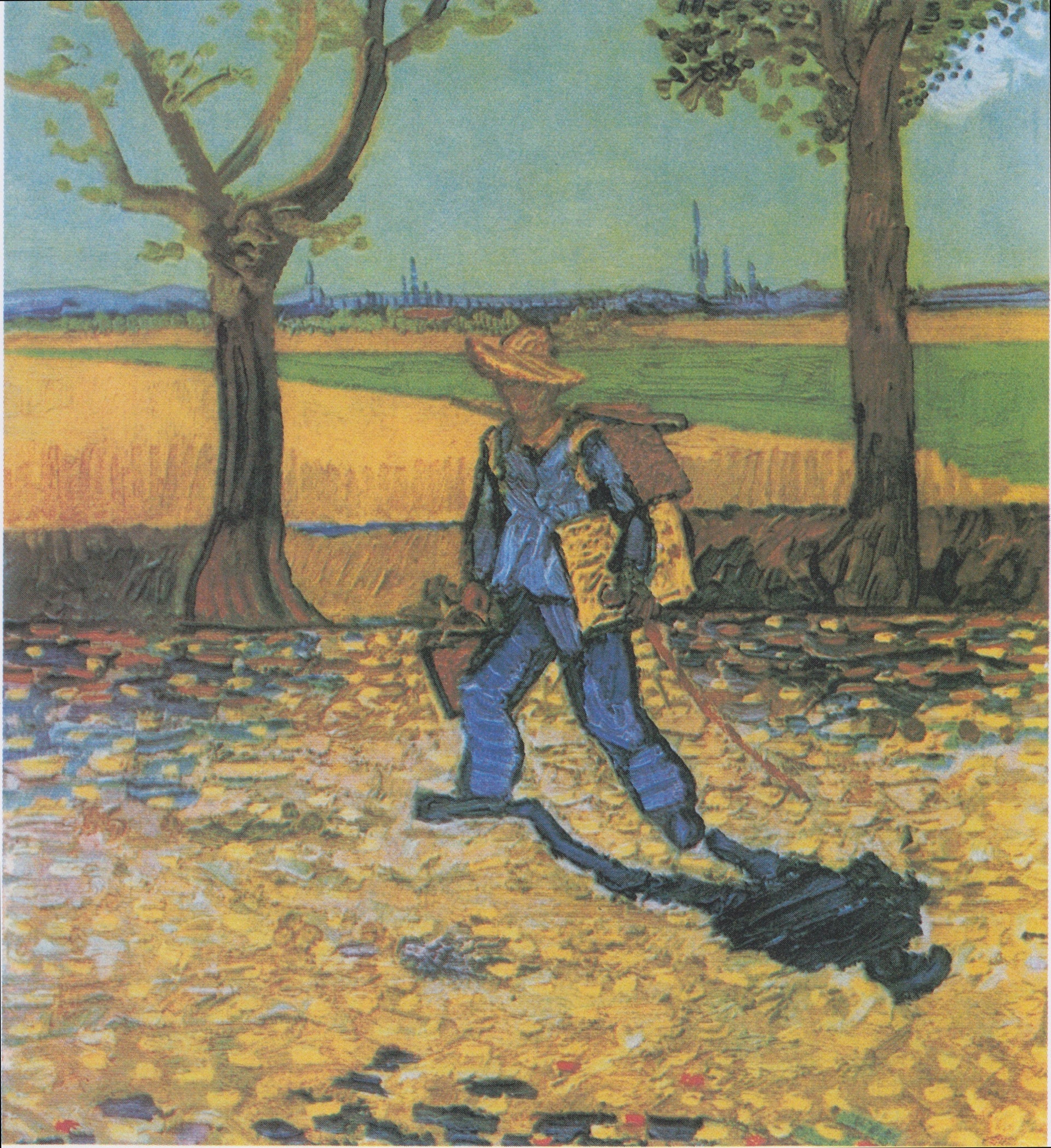 Le Peintre sur la route de Tarascon F448 de Vincent van Gogh, œuvre disparue