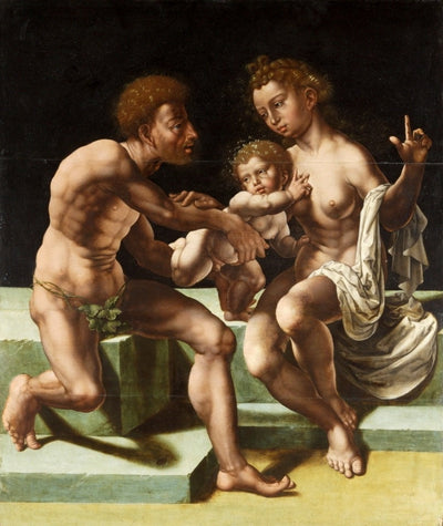 Pélée et Thétis avec le jeune Achille. - Jan Gossaert - Alpha Reproduction