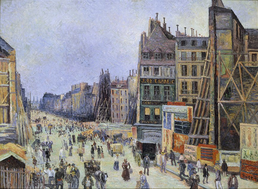 เจาะถนน Réaumur - Maximilien Luce