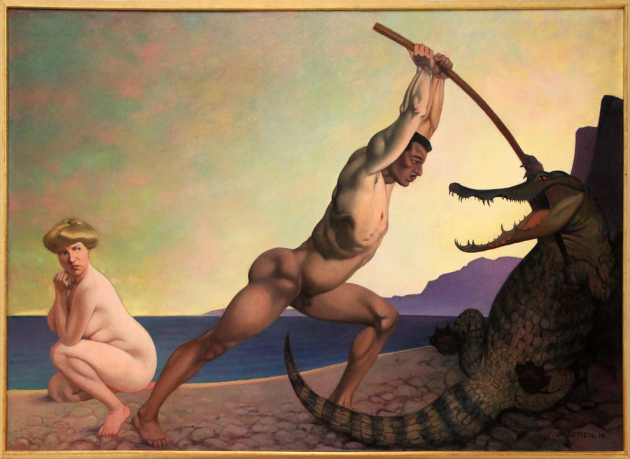 Persée tuant le dragon - Félix Vallotton
เพอร์ซีสฆ่ามังกร - เฟลิกซ์ วัลโลตอน