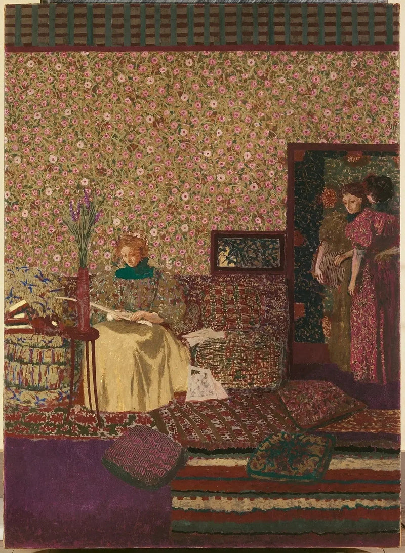 ตัวละครในภายในบ้าน ความเป็นส่วนตัว - Édouard Vuillard