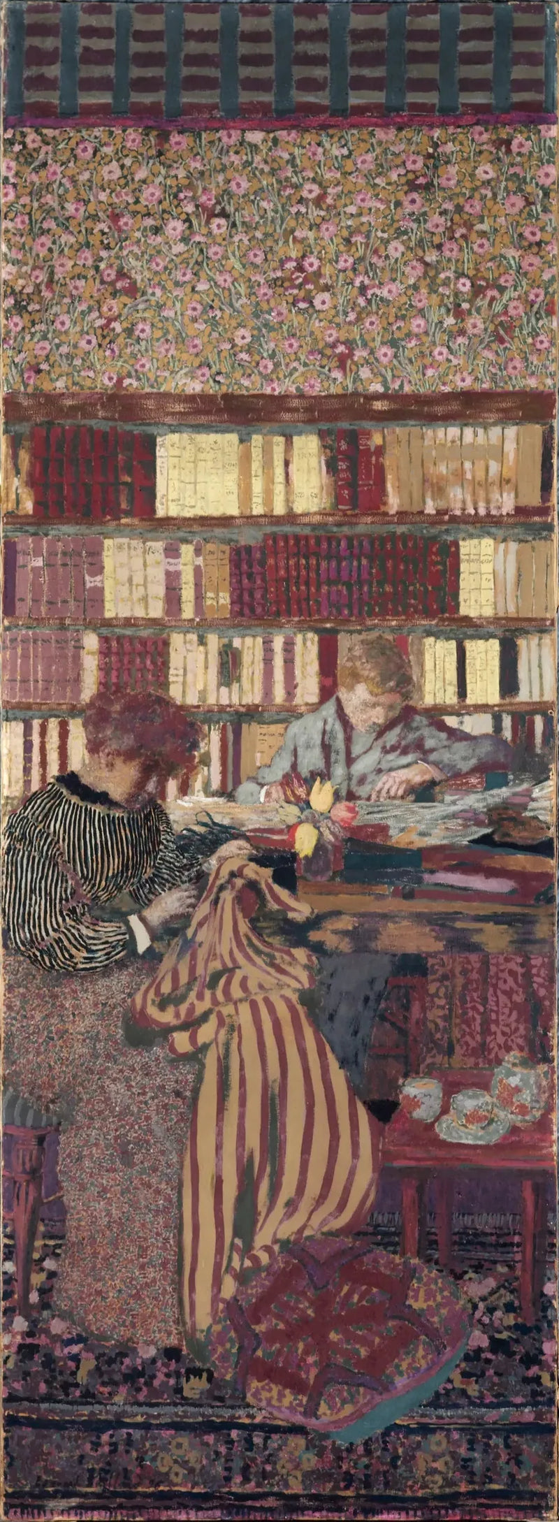 ตัวละครในภายในอาคาร งาน - Édouard Vuillard