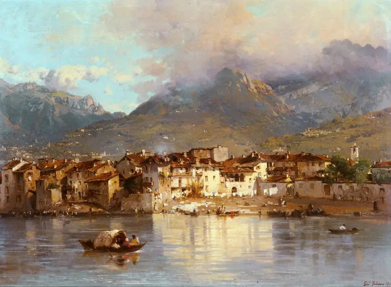 Pescarenico, ย่านเลคโก - Gerolamo Induno