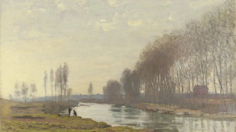 Le Petit Bras de la Seine ใน Argenteuil W196 - Claude Monet