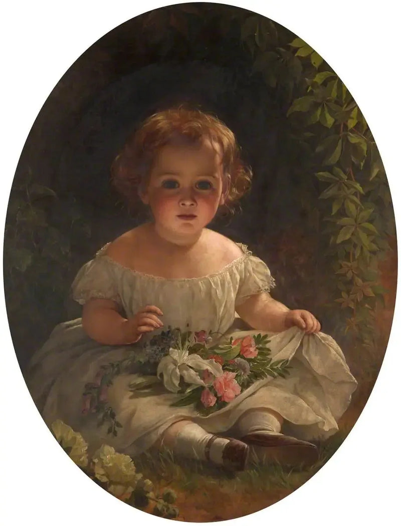 Petit Fleuriste - Thomas Francis Dicksee
เล็กดอกไม้ - โธมัส ฟรานซิส ดิกซี