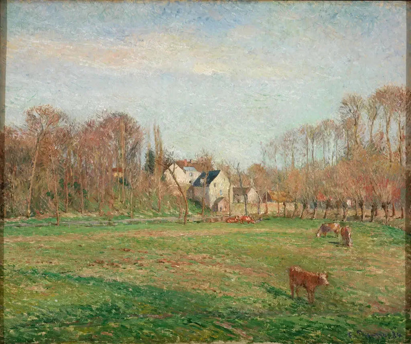 Petit-Moulin และทุ่งหญ้าที่ Osny - Camille Pissarro