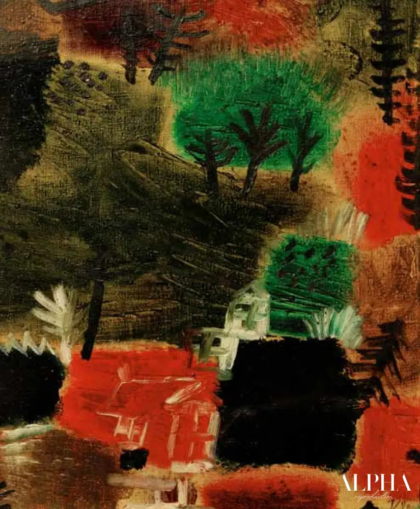 Petit paysage, 1919 - Paul klee - Reproductions de tableaux et peintures haut de gamme