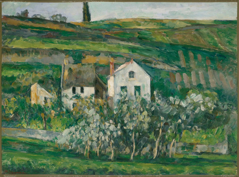 บ้านเล็ก ๆ ที่ปงตัวส์ ใกล้ออแวร์-ซูร์-อัวส์ - Paul Cézanne