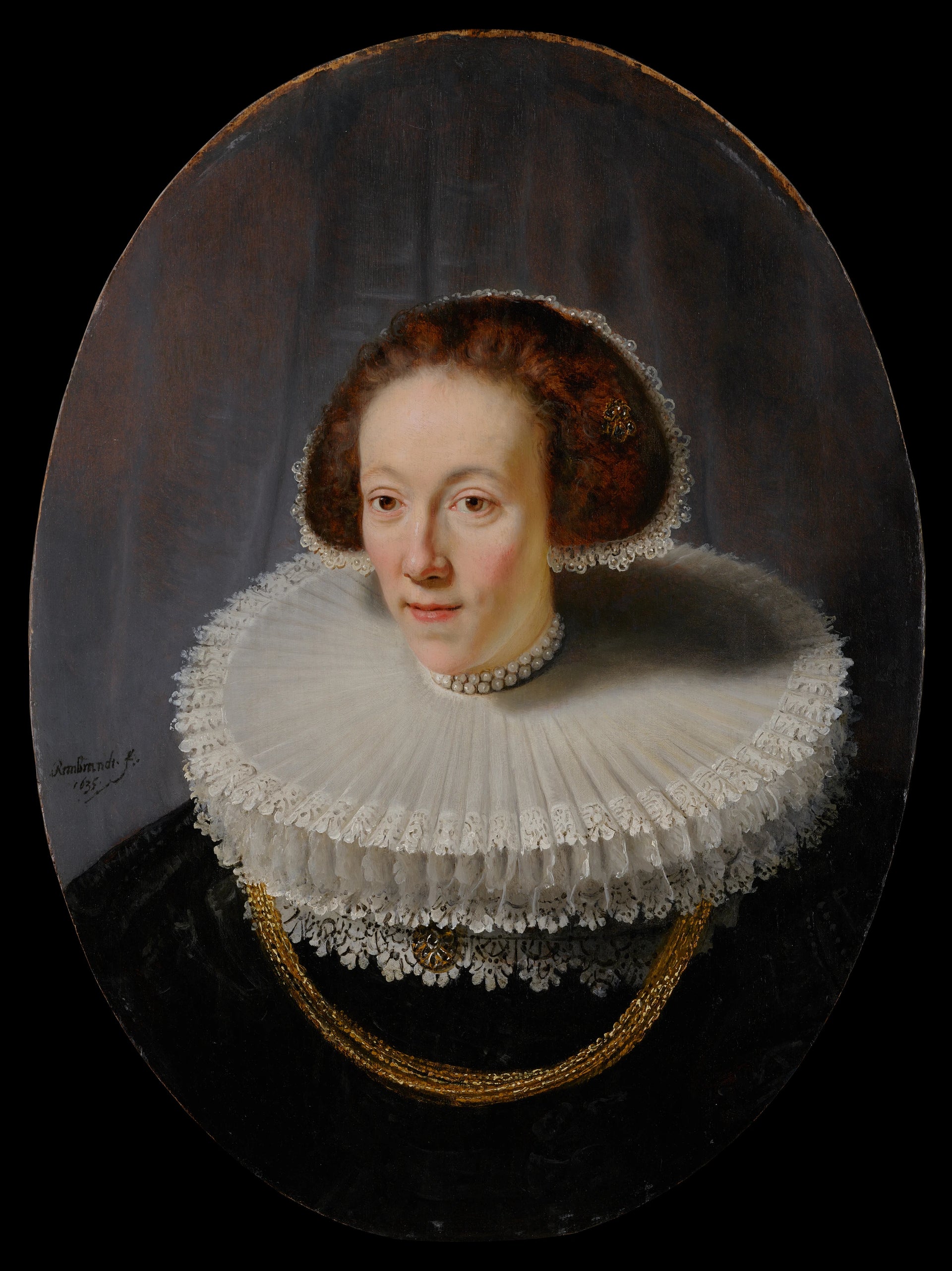 Portrait de Petronella Buys — Rembrandt, 1635, The Leiden Collection
