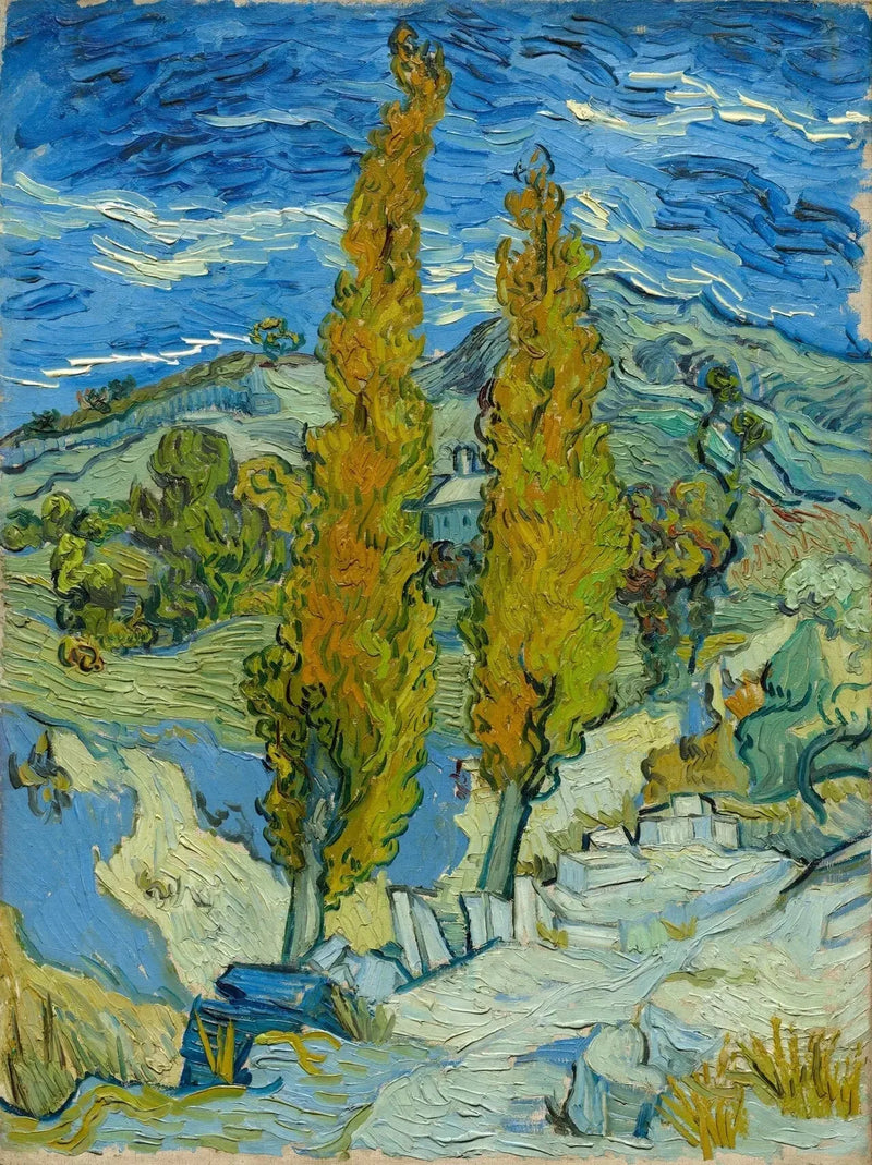 ต้นป็อปลาร์ที่แซงต์-เรมี - Vincent van Gogh