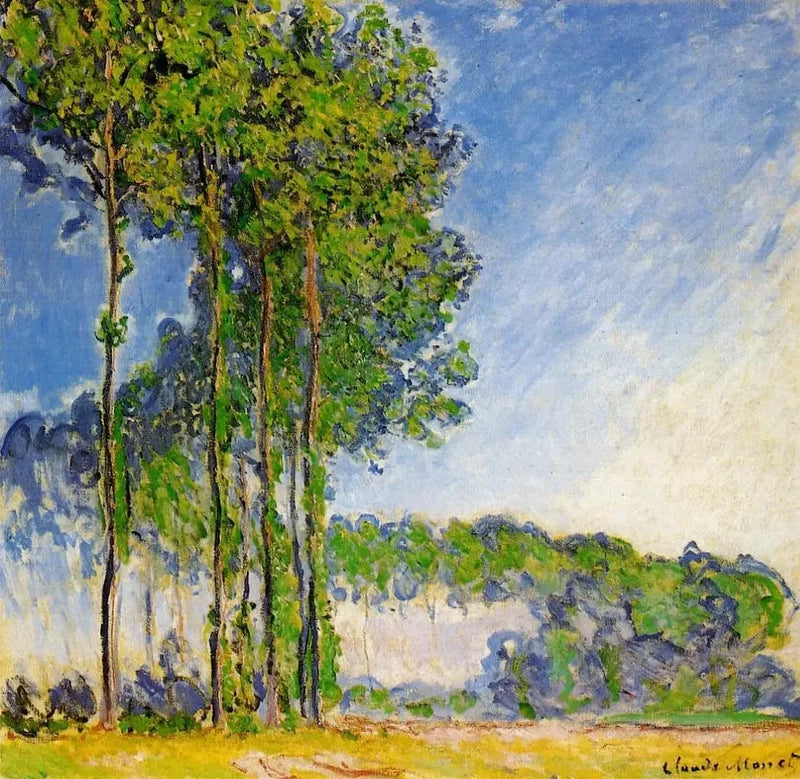 Poplars มองจากบึง W1313 - Claude Monet