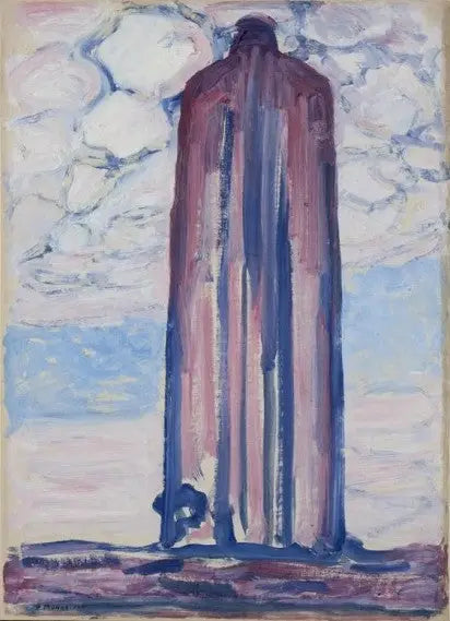 Reproduction du tableau « Phare de Westkapelle - Piet Mondrian » par Alpha Reproduction en peinture à l’huile
