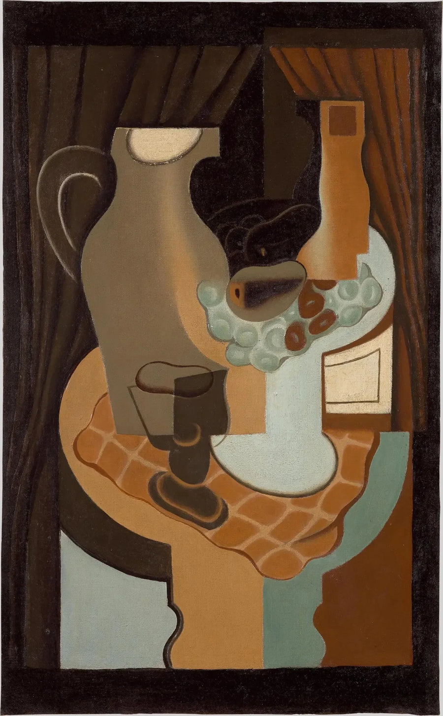 เหยือกและถ้วยผลไม้ - Juan Gris