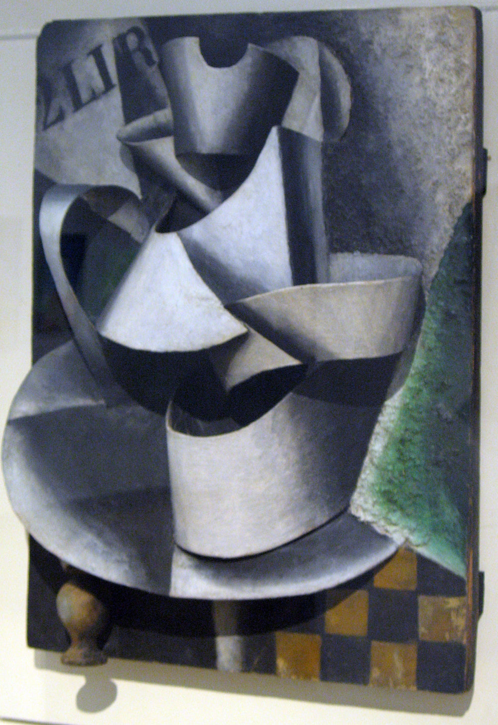 Pichet sur une table. Peinture plastique - Lioubov Popova image 1 copie de tableau peinte à la main
