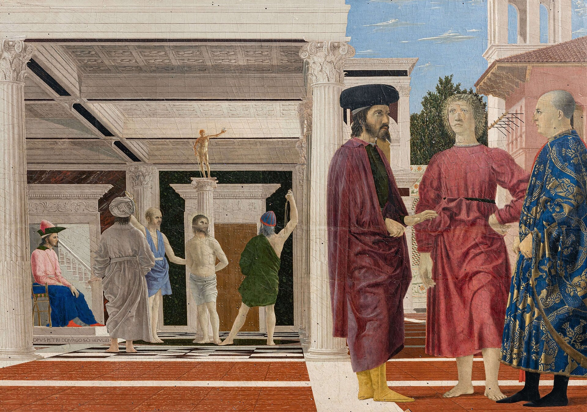 La Flagellation du Christ - Piero della Francesca