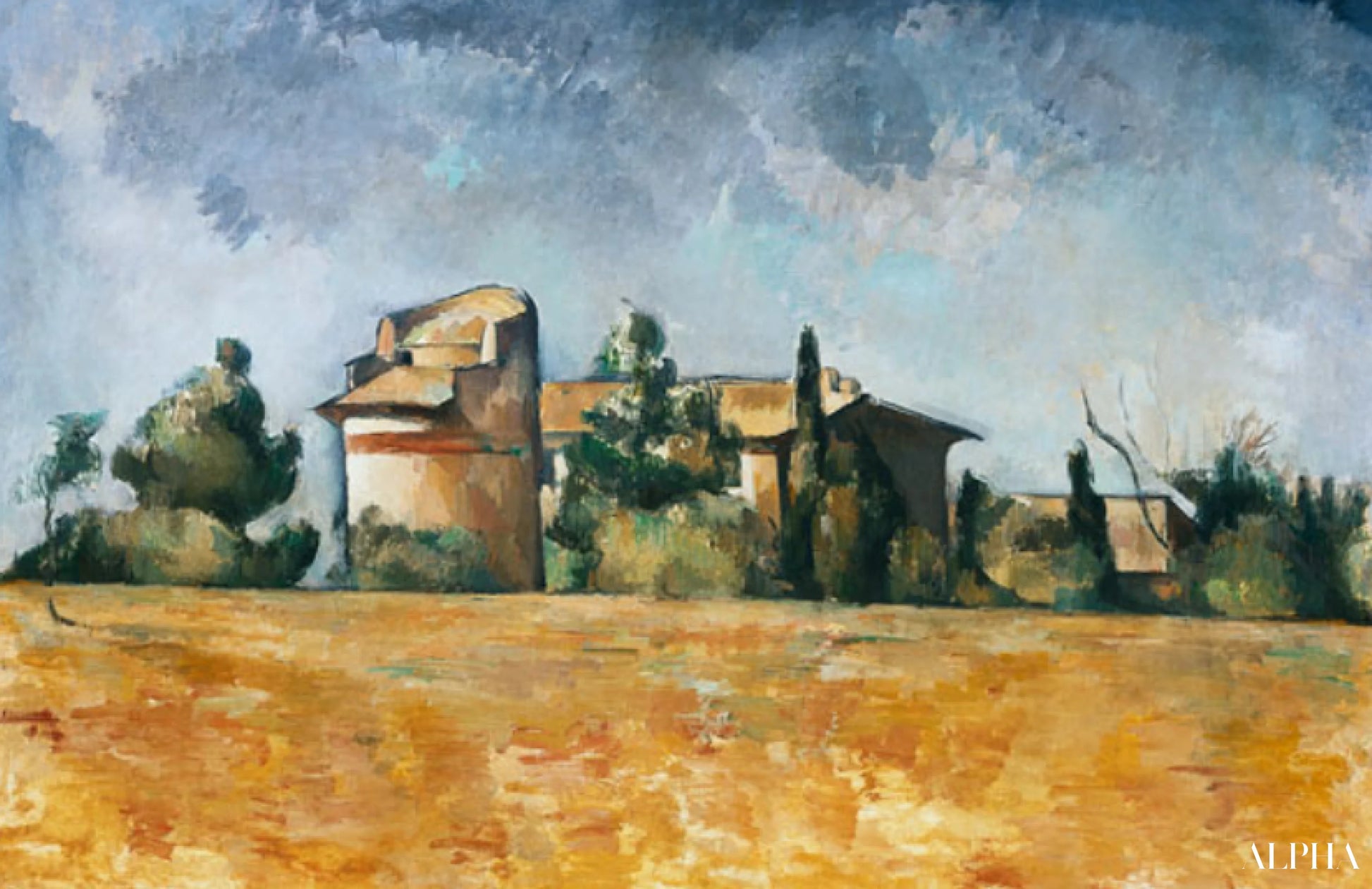 Pigeon House of Bellevue - Paul Cézanne - High-end reproductions of paintings and artworks