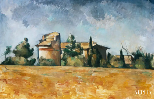 Pigeonnier de Bellevue - Paul Cézanne - Reproductions de tableaux et peintures haut de gamme