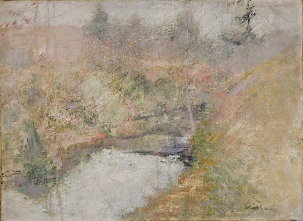 Piscine Hemlock - John Henry Twachtman image 1 copie peinte à la main à l’huile