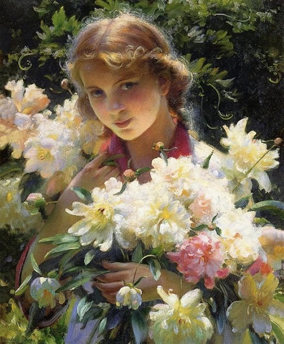 Pivoines – Charles Courtney Curran