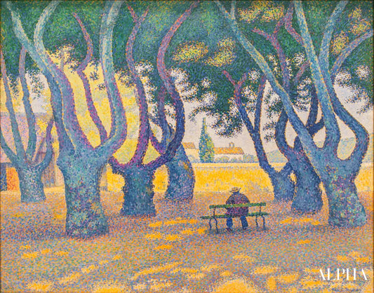 Place des Lices, St. Tropez - Paul Signac - Reproductions de tableaux et peintures haut de gamme