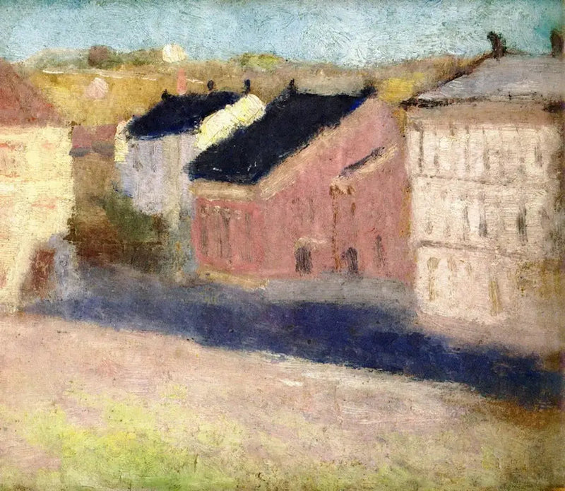 รูปภาพ Olaf Rye หันไปทางตะวันออกเฉียงใต้ - Edvard Munch