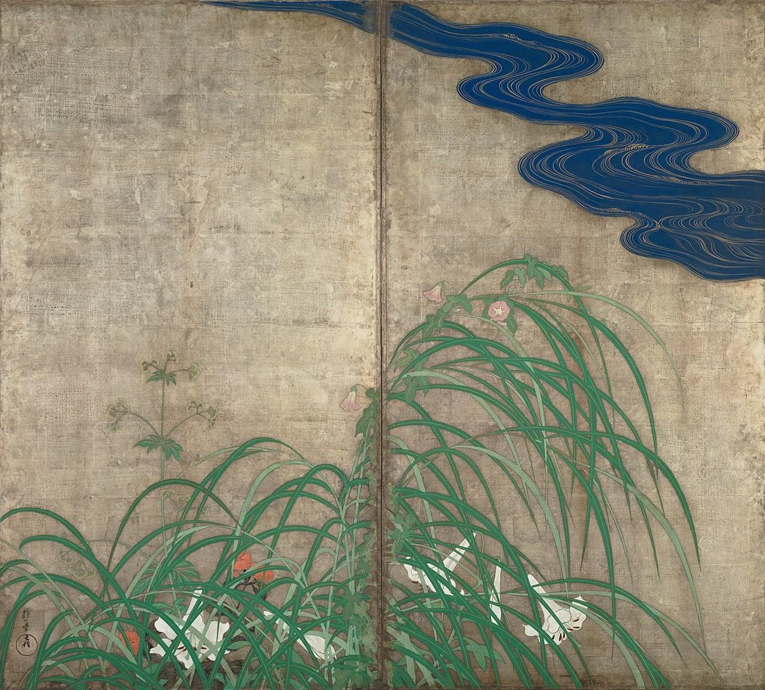 Plantes fleuries d’été et d’automne, Sakai Hōitsu, 1821