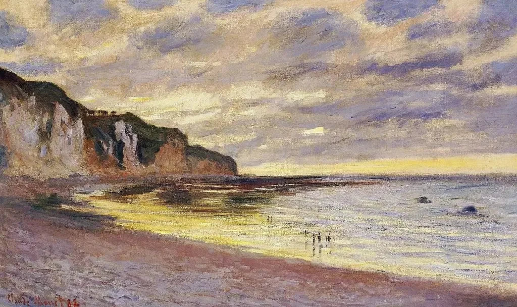 Pointe de l'Ailly น้ําลง W778 - Claude Monet