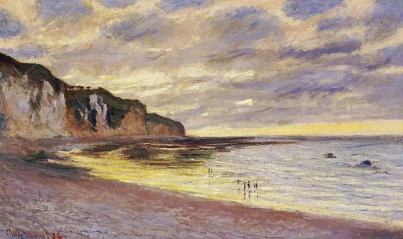 Pointe de l'Ailly น้ําลง W778 - Claude Monet