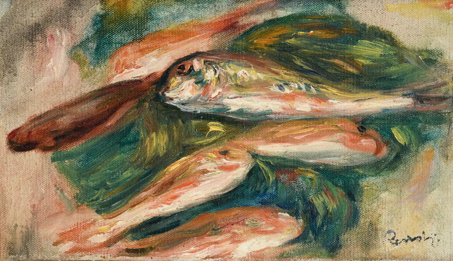 ปลาในใบไม้สีเขียว - ปิแอร์-ออฌ ส Renoir
