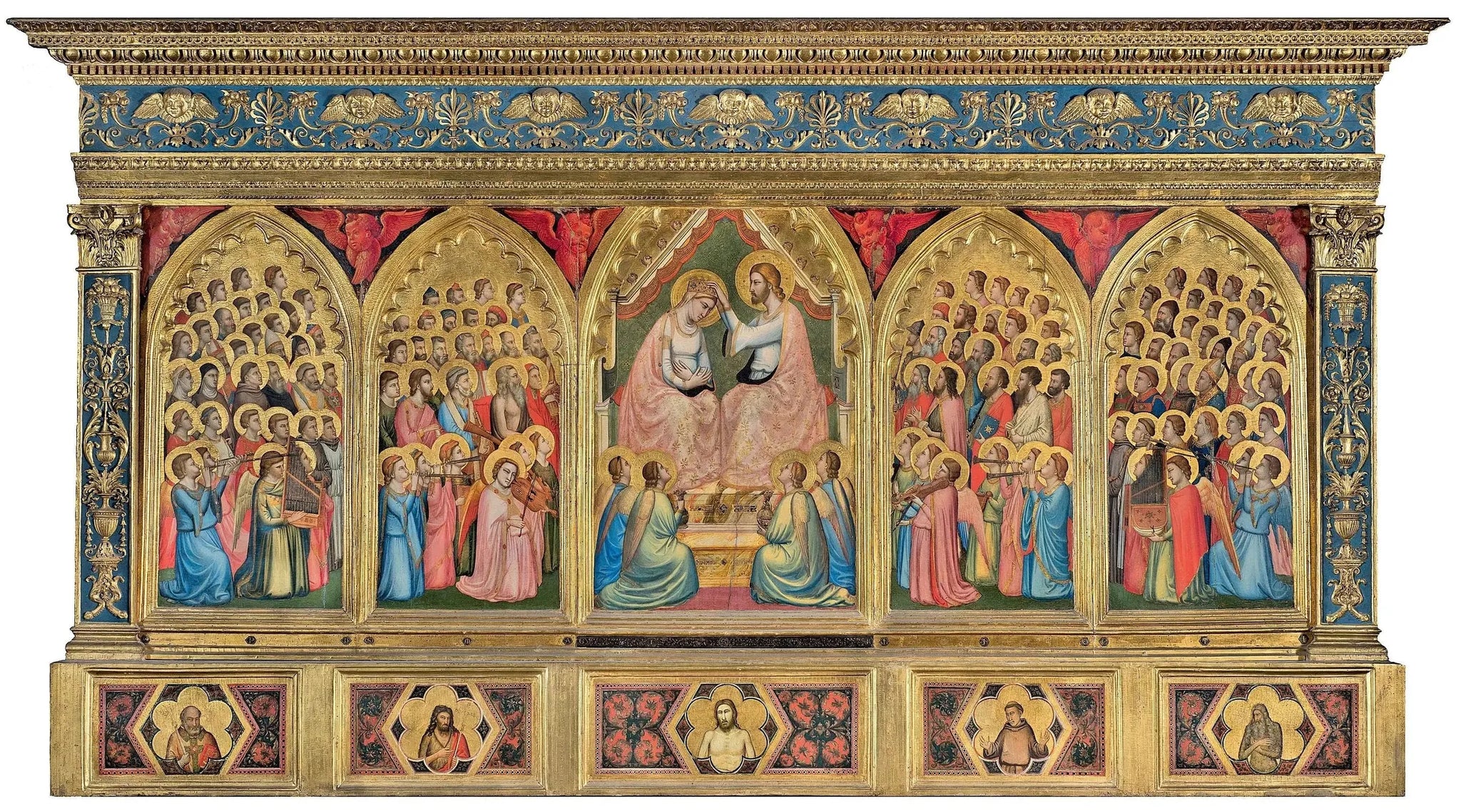Polyptyque Baroncelli - Giotto image 1 reproduction d’œuvre d’art à l’huile