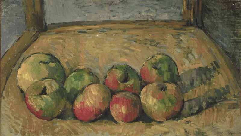 แอปเปิ้ลบนเก้าอี้ - Paul Cézanne