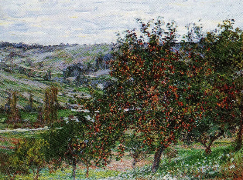 ต้นแอปเปิ้ลใกล้ Vétheuil W488 - Claude Monet