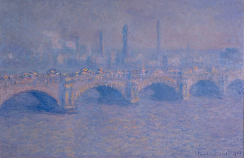 สะพานวอเตอร์ลู, แสงแดด - Claude Monet