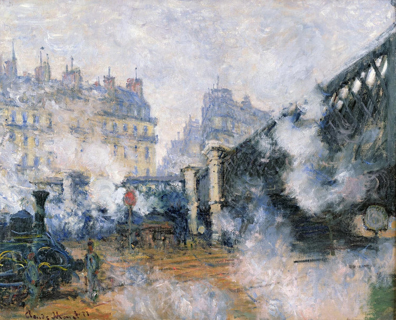Pont de l'Europe, สถานี Saint-Lazare W442 - Claude Monet