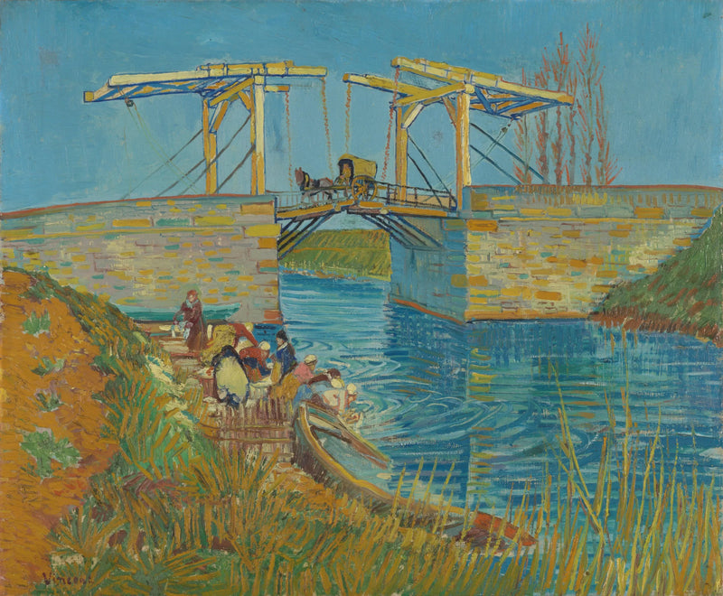 สะพานลองกลัวส์ที่อาร์ลส์ - Vincent van Gogh