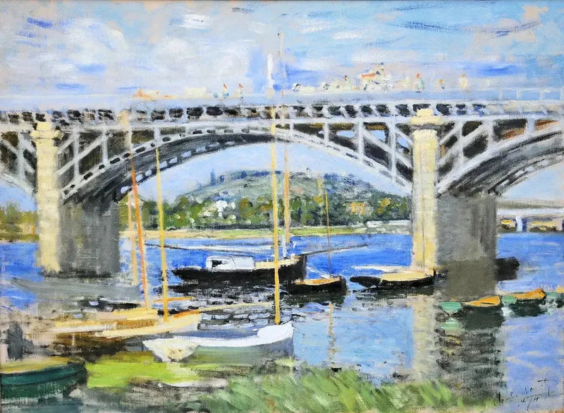 สะพานข้ามแม่น้ําแซนใน Argenteuil W313 - Claude Monet
