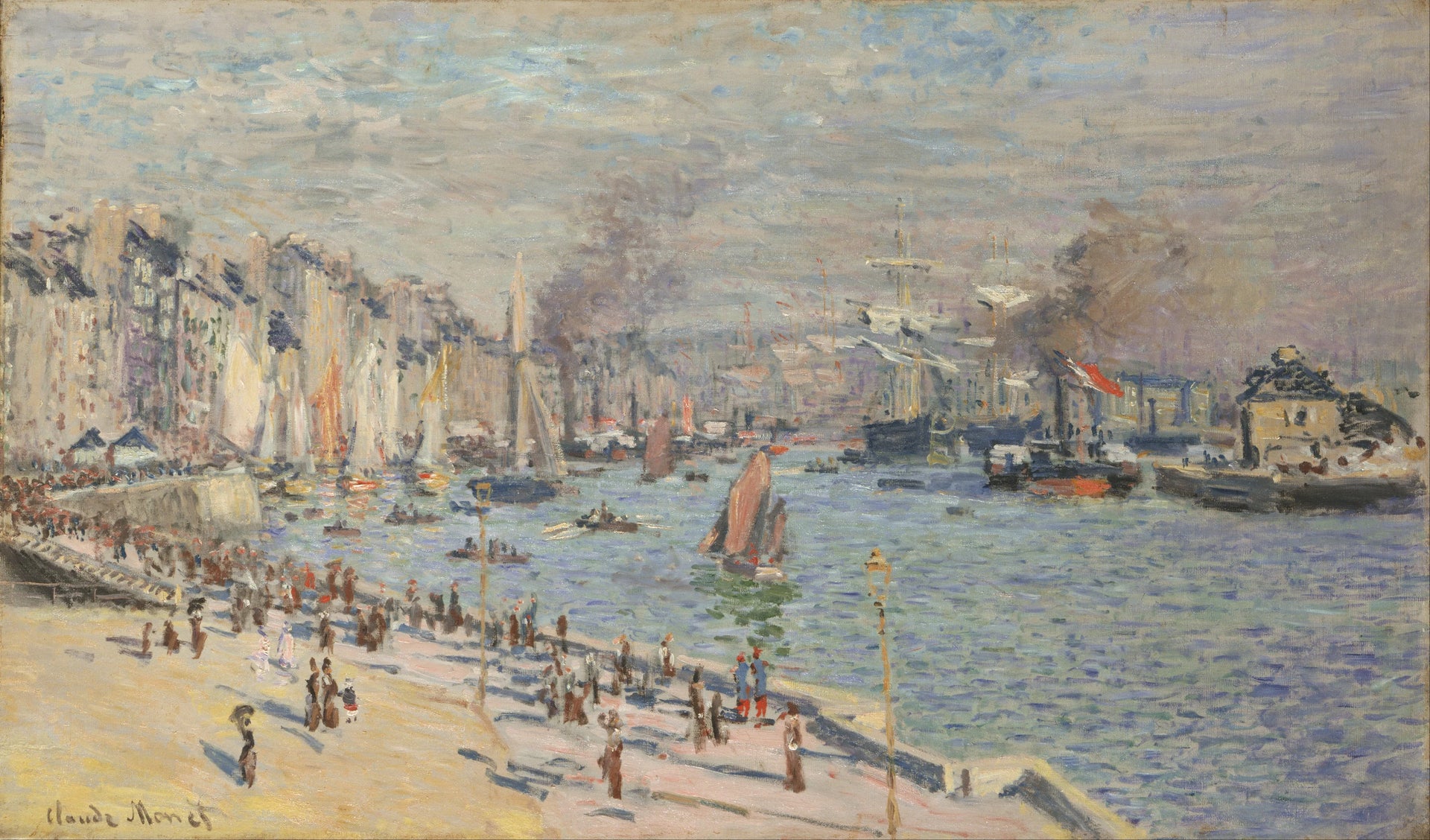Port du Havre W297 par Claude Monet, 1874, Philadelphia Museum of Art