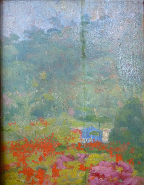 Portão do meu jardim - Eliseu Visconti image 1 tableau peint à l’huile sur toile