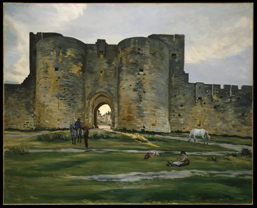 ประตูของราชินีที่ Aigues-Mortes - Frédéric Bazille