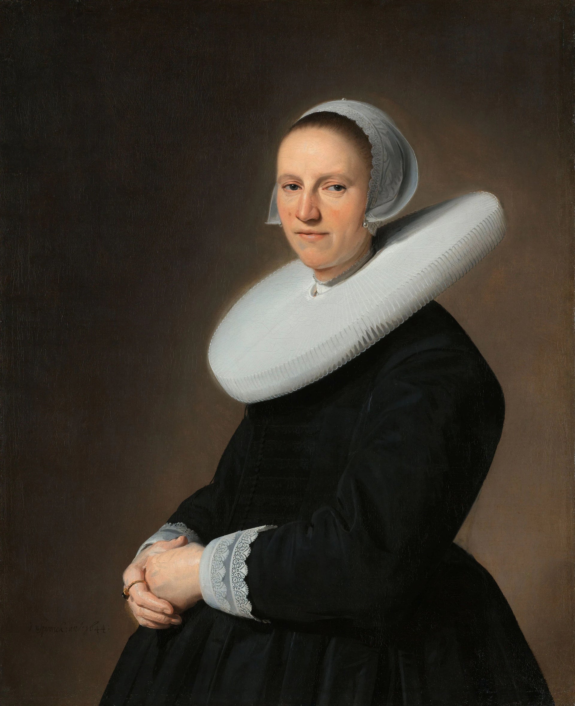 Portrait d'Adriana Croes - Jan Cornelisz. Verspronck