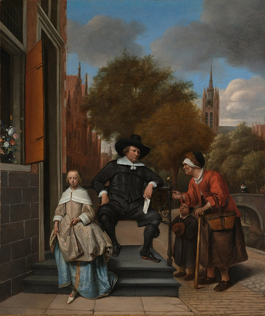 Portrait d'Adolf et Catharina Croeser - Jan Steen