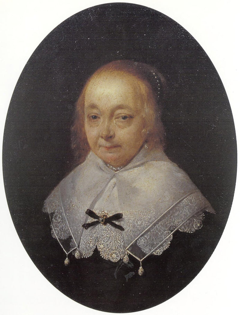Portrait d'Adriana van Ruytenburgh, épouse d'Adriaen Pauw - Gerard ter Borch