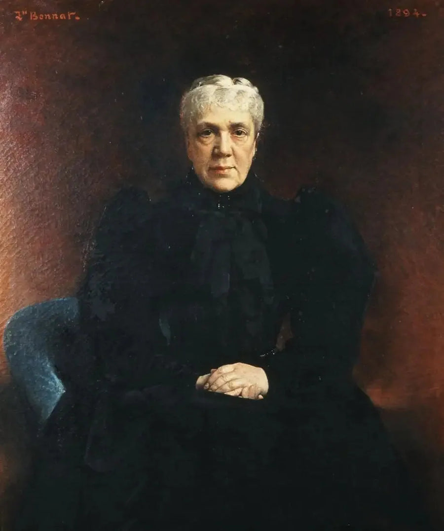 Portrait d'Aimilia Salvagou - Léon Bonnat image 1 reproduction réalisée par Alpha Reproduction