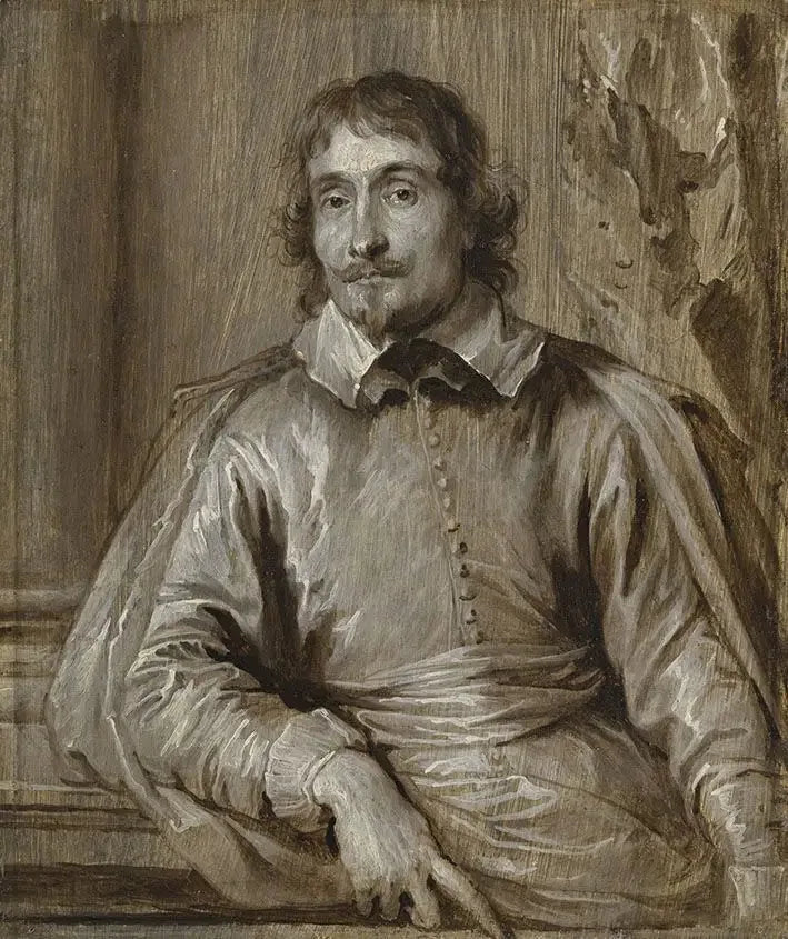 ภาพเหมือนของ Alessandro Scaglia (สีเทา) - Antoine van Dyck