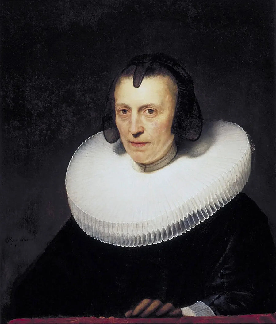 Portrait d'Aletta Adriaensdochter - Rembrandt image 1 reproduction artisanale de tableau