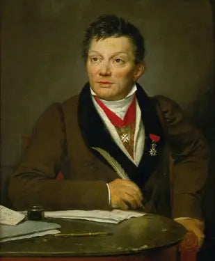 Reproduction du tableau « Portrait d'Alexandre Lenoir - Jacques-Louis David » par Alpha Reproduction en peinture à l’huile