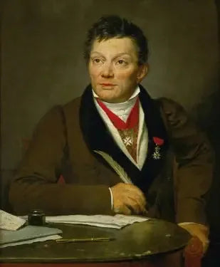 Portrait d'Alexandre Lenoir - Jacques-Louis David image 1 copie peinte à la main à l’huile