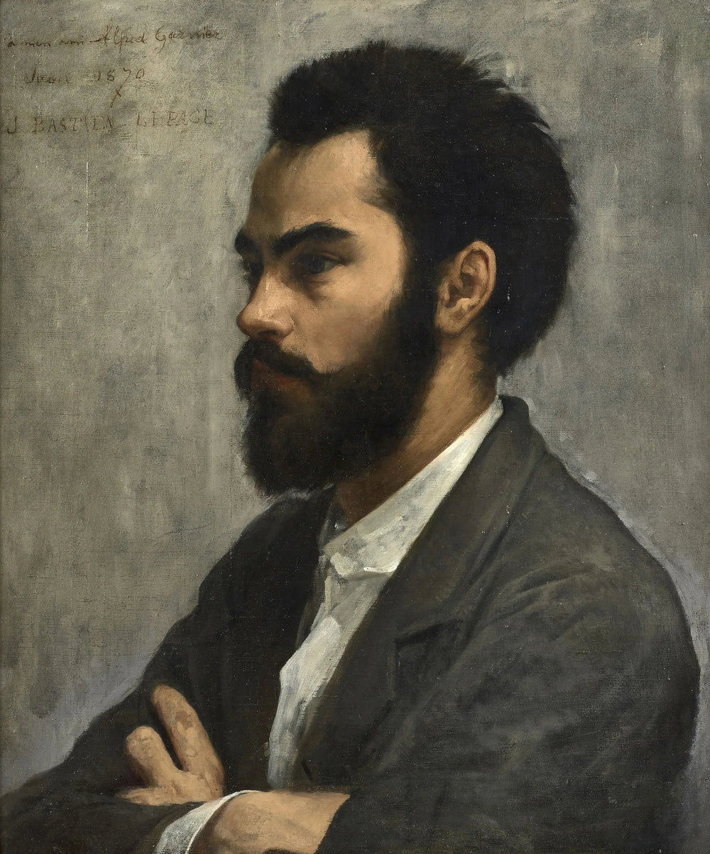 Portrait d'Alfred Garnier - Jules Bastien-Lepage image 1 reproduction artisanale de tableau