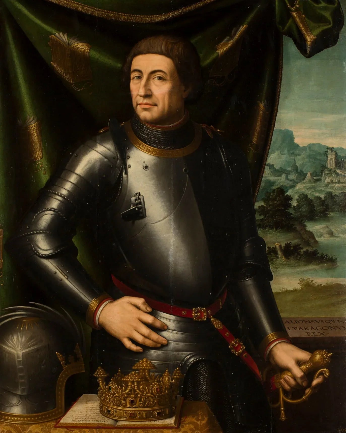 Portrait d'Alphonse V, roi d'Aragon - Juan de Juanes image 1 reproduction réalisée par Alpha Reproduction